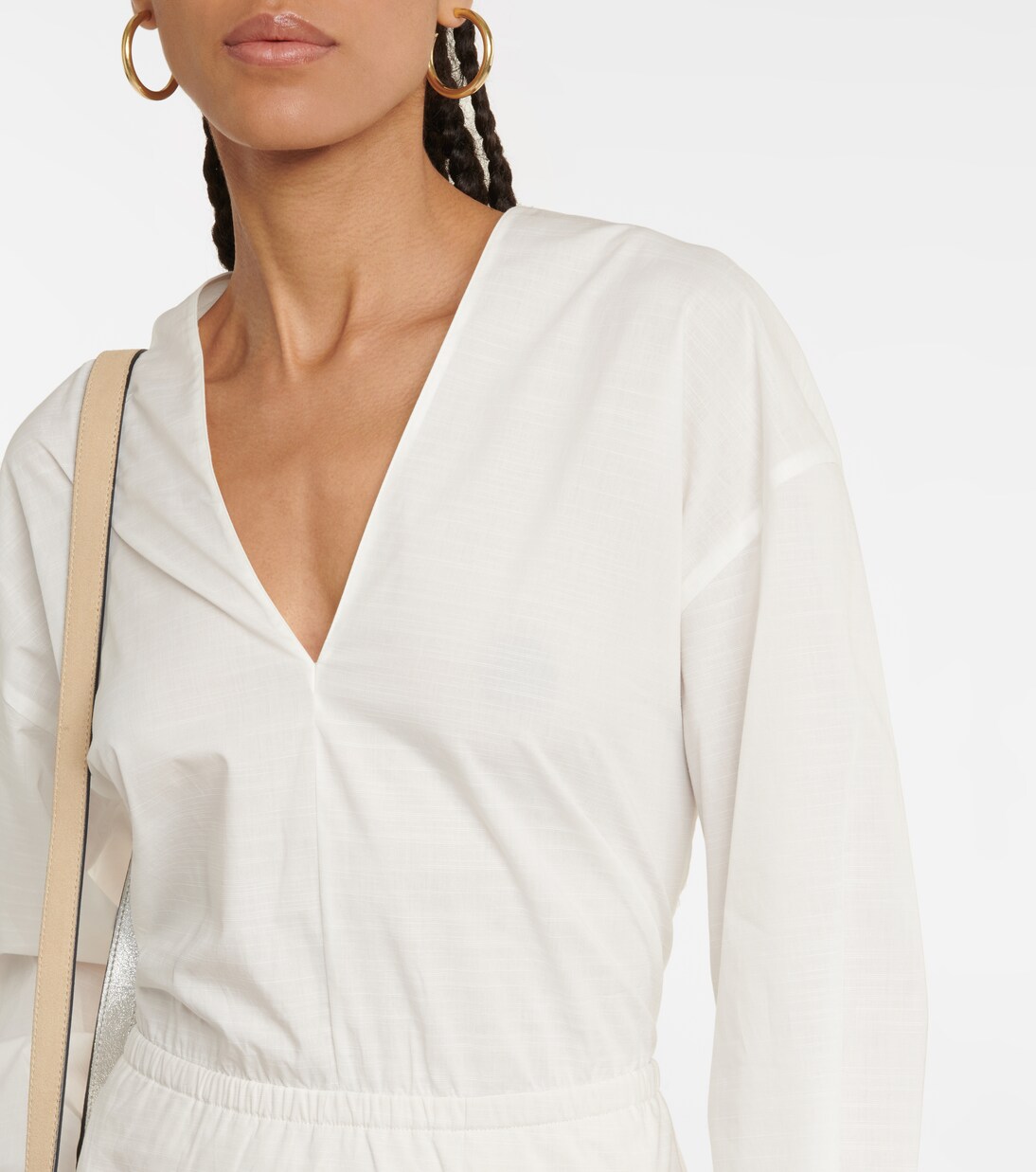 Robe midi en coton | Vince