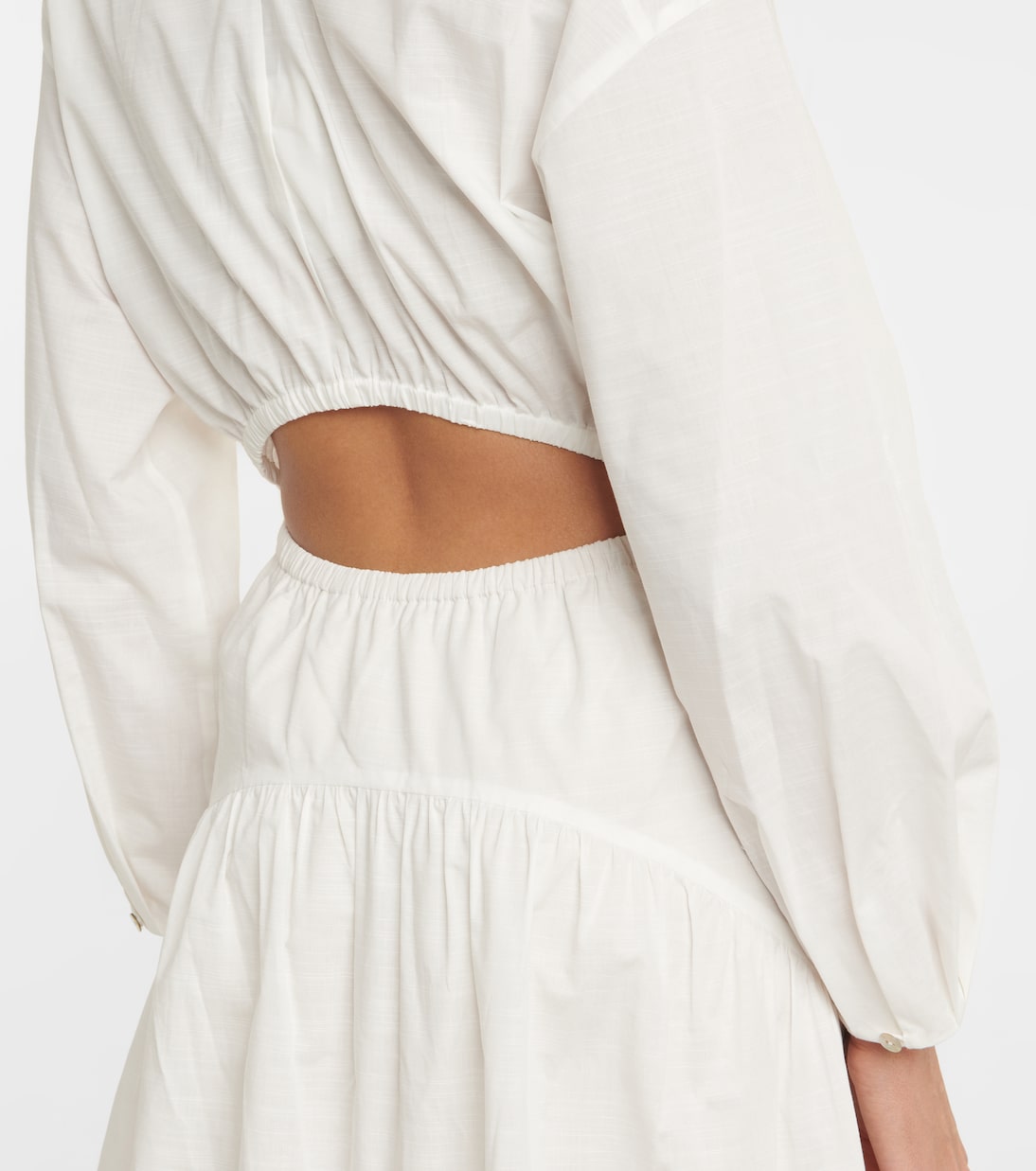 Robe midi en coton | Vince