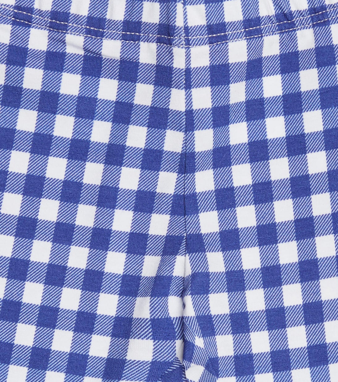 Baby gingham cotton-blend leggings | Monnalisa