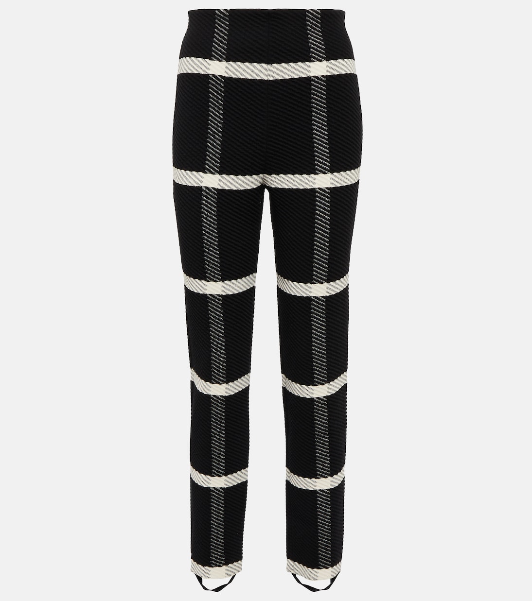Leggings en mezcla de lana a cuadros | Alaïa