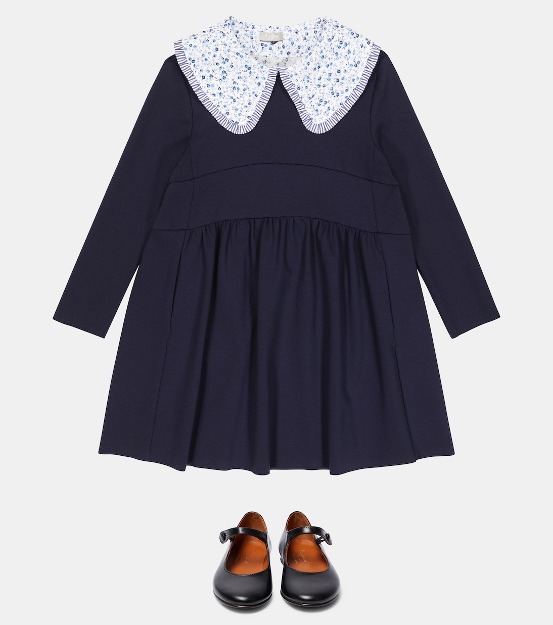 Robe en coton mélangé à fleurs | Il Gufo