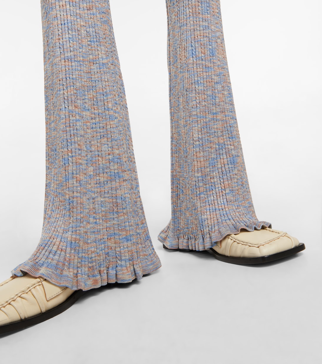 Schlaghose aus Rippstrick | Acne Studios