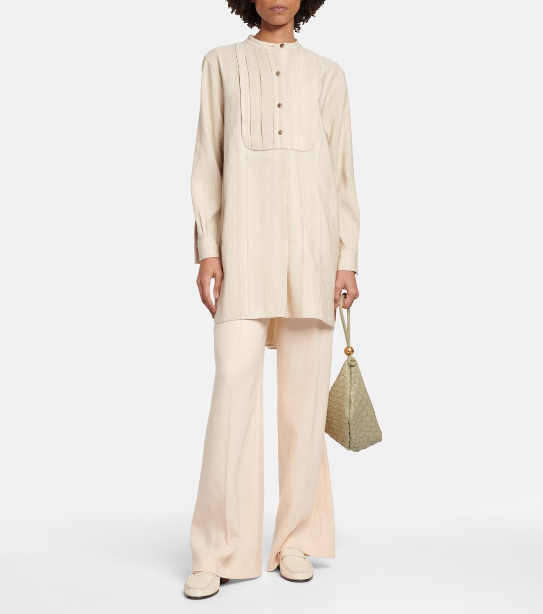 Top in seta a righe | Loro Piana