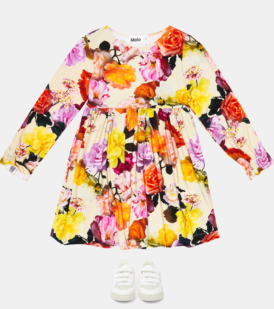 Camie floral cotton-blend dress | Molo