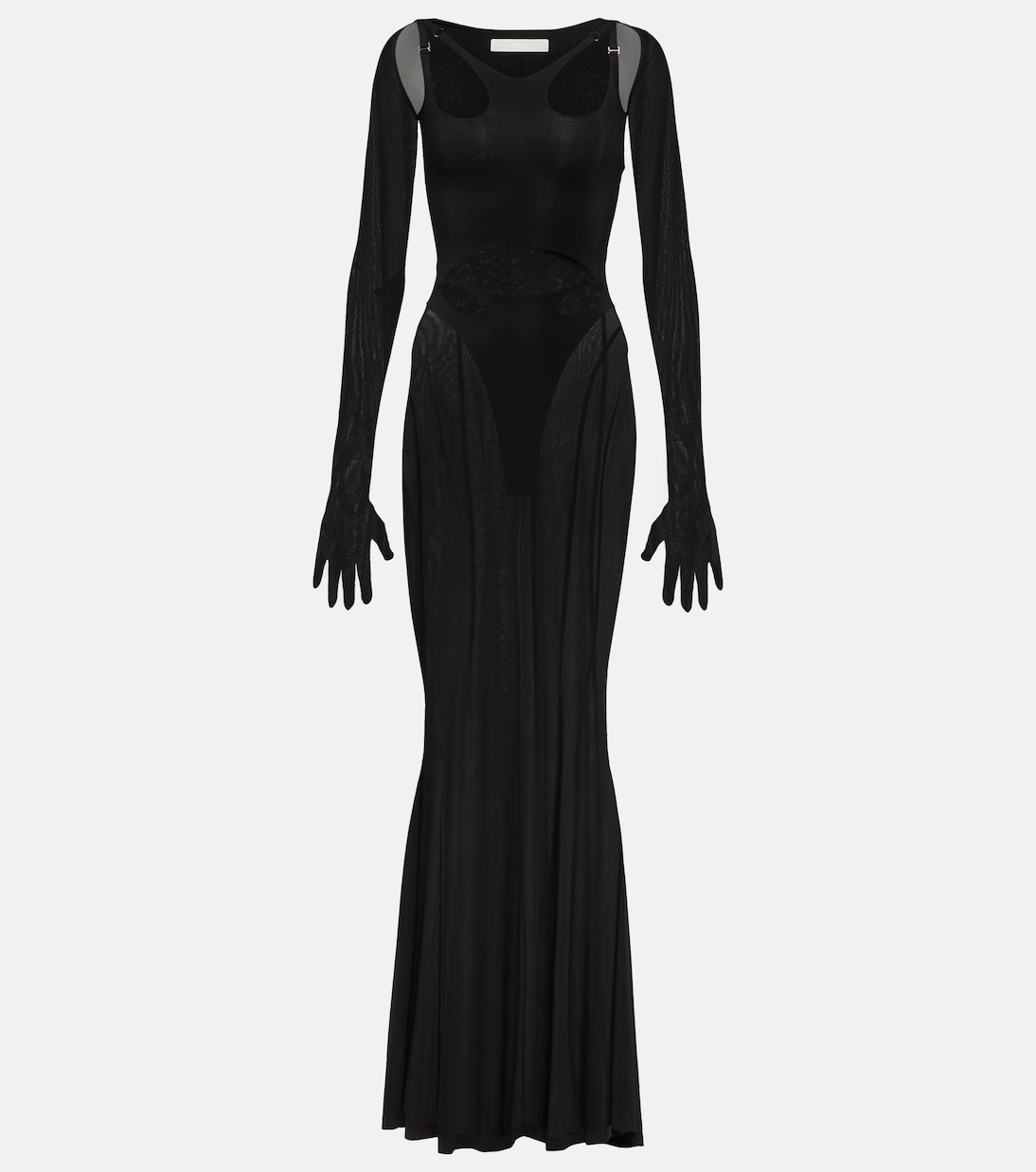Abito lungo con guanti | Dion Lee