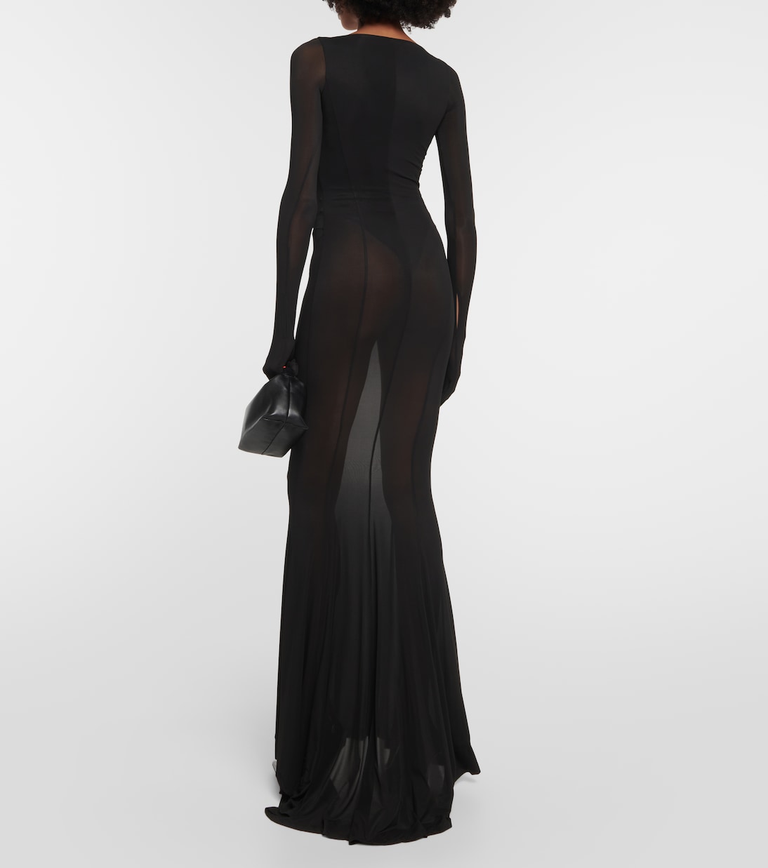 Abito lungo con guanti | Dion Lee