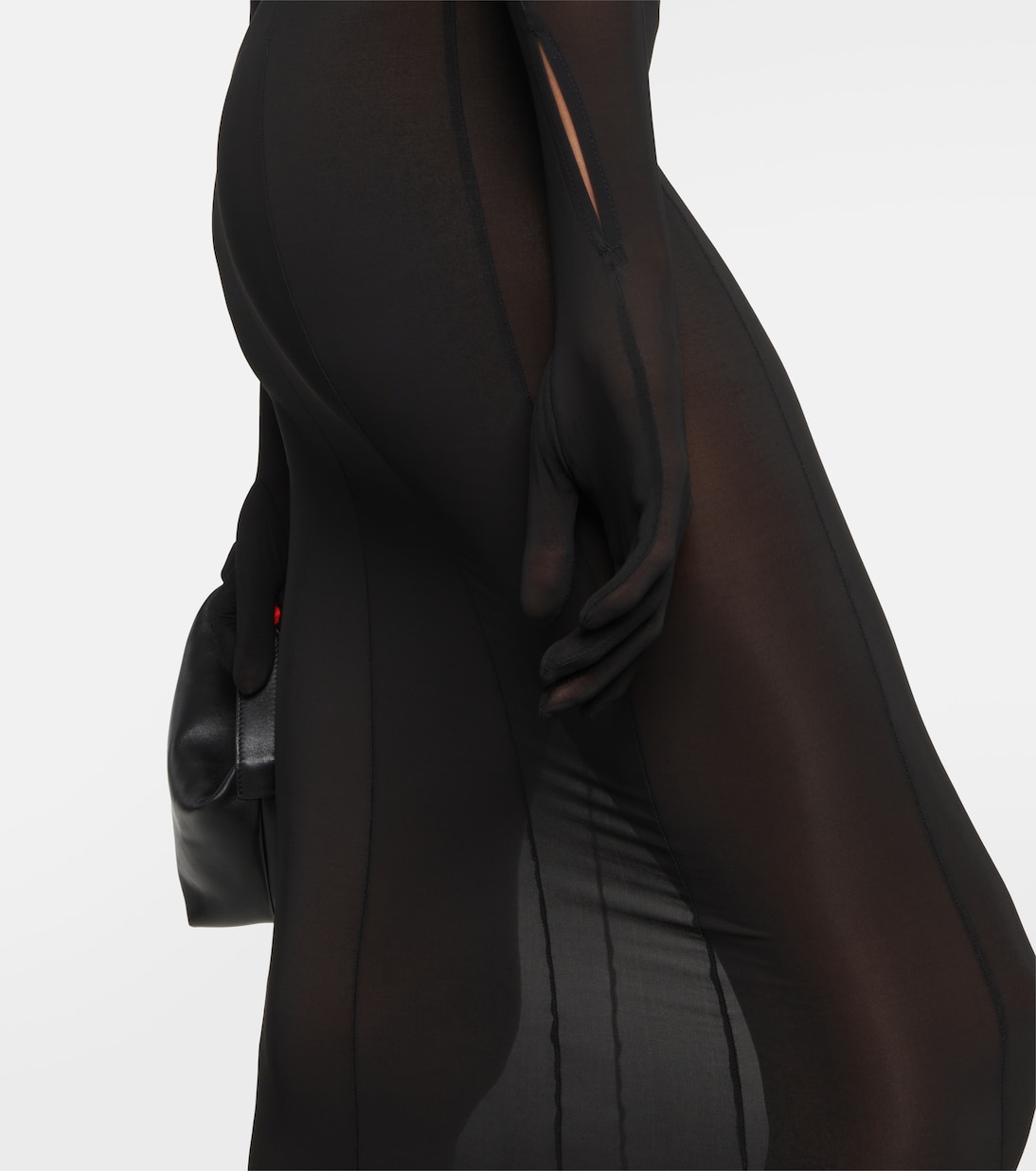 Abito lungo con guanti | Dion Lee