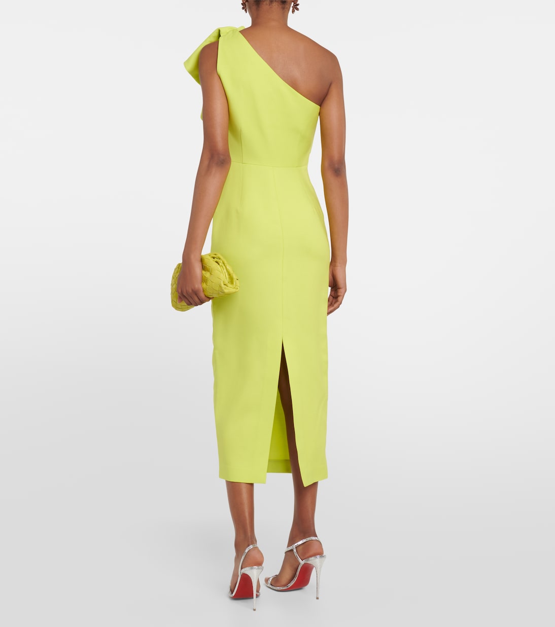 Abito midi monospalla in misto lana | Roland Mouret