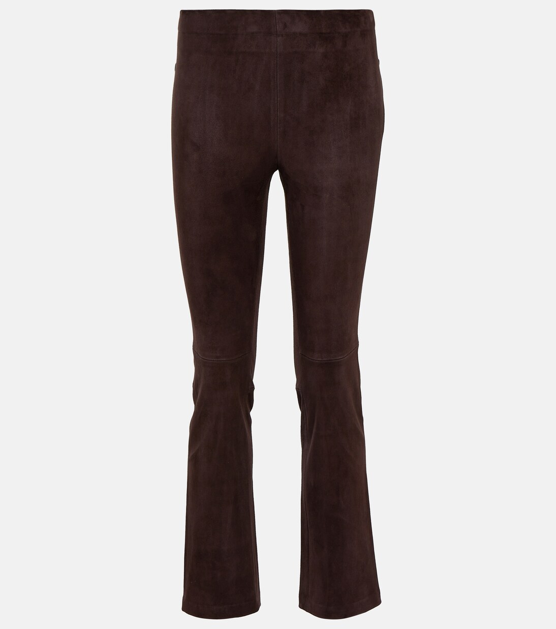 JP Twenty mid-rise bootcut suede pants | Stouls