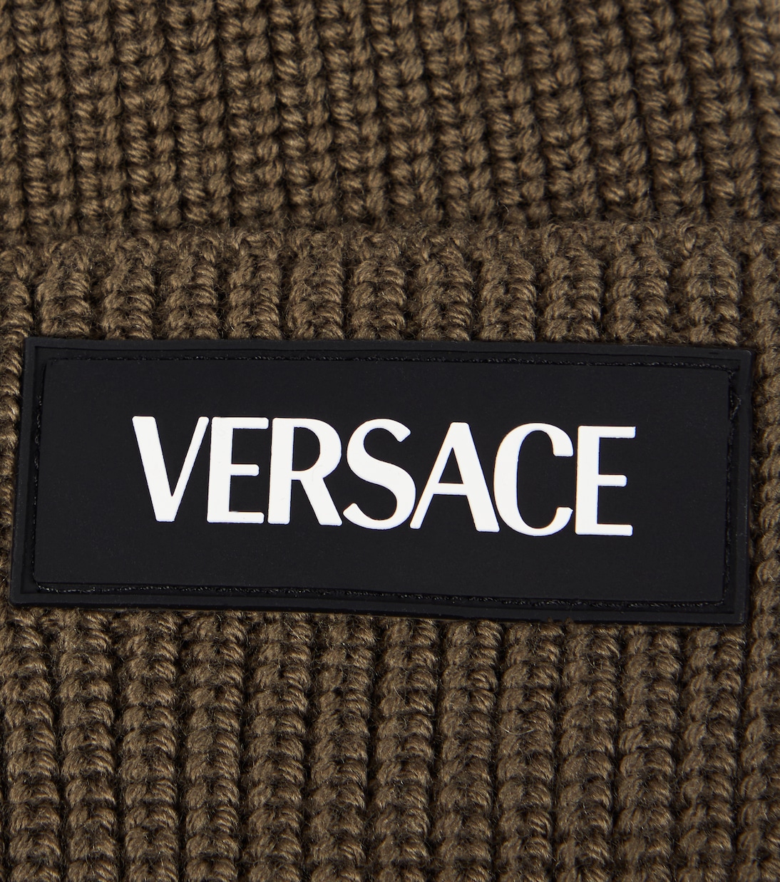 Logo wool beanie | Versace Kids