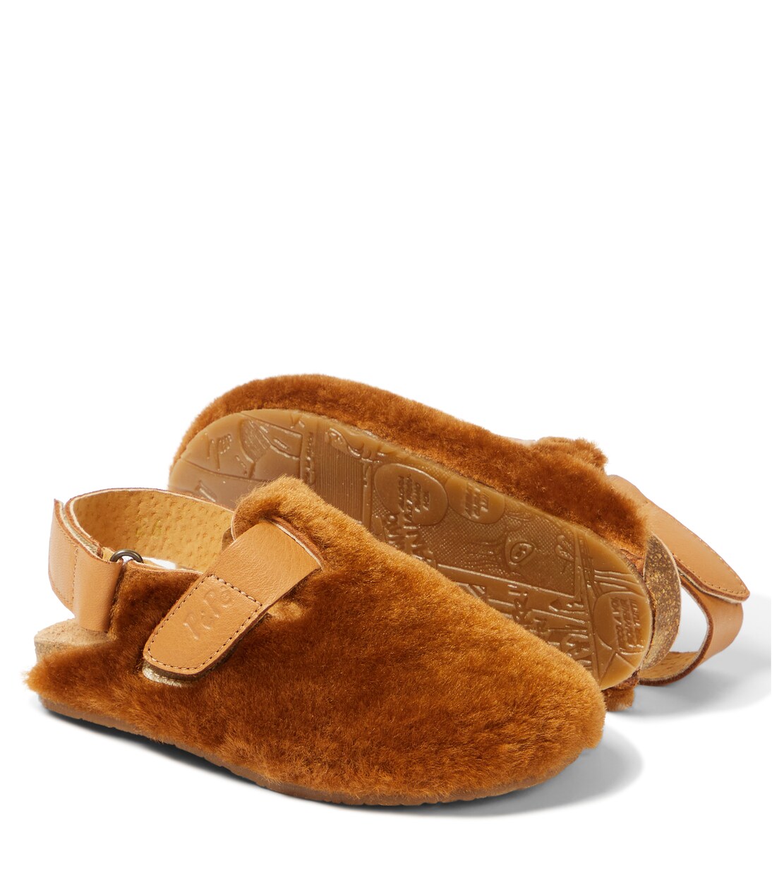 Lucio slingback shearling clogs | PèPè