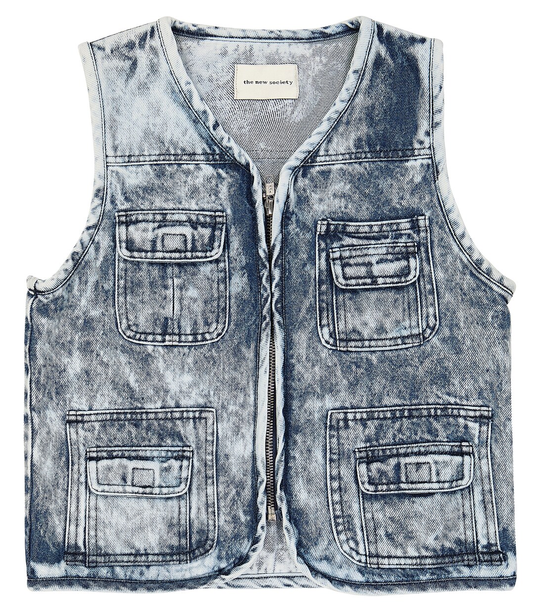 Weste Rene aus Baumwoll-Denim | The New Society