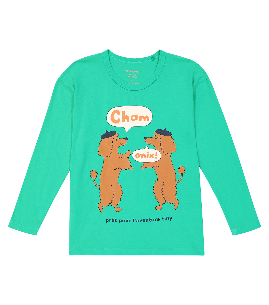 Chamonix Poodles cotton T-shirt | Tinycottons
