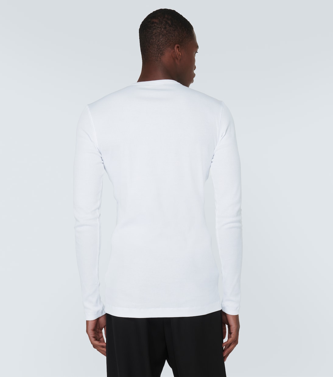 Re-Edition cotton jersey Henley shirt | Dolce&Gabbana