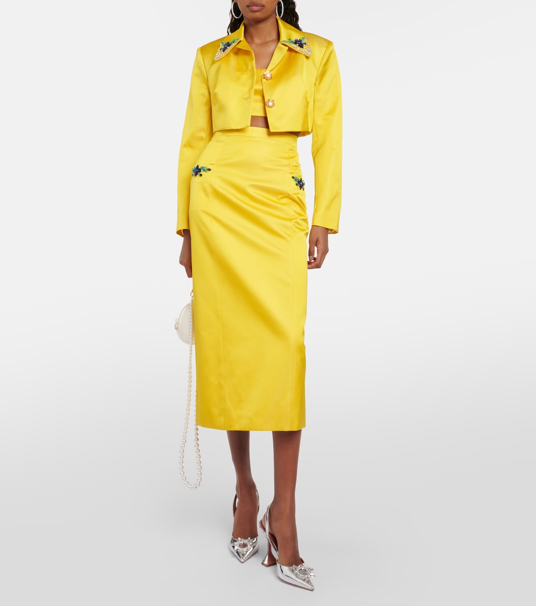 Set aus Jacke und Cropped-Top | Miss Sohee