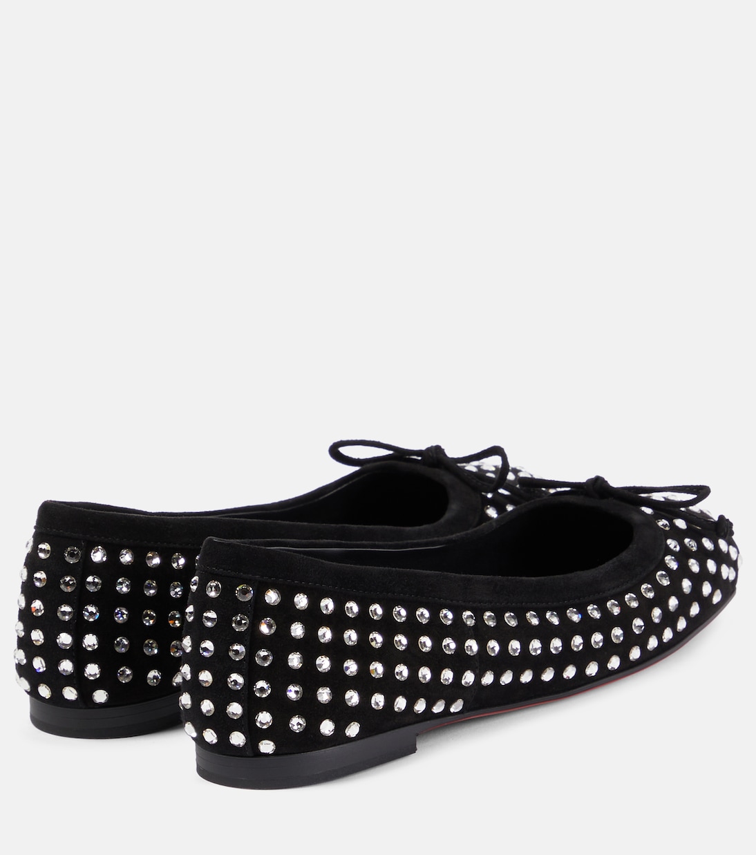 Mamadrague embellished suede ballet flats | Christian Louboutin