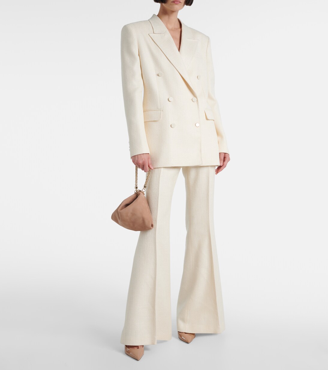 Blazer cruzado Gavin de seda y lana | Gabriela Hearst