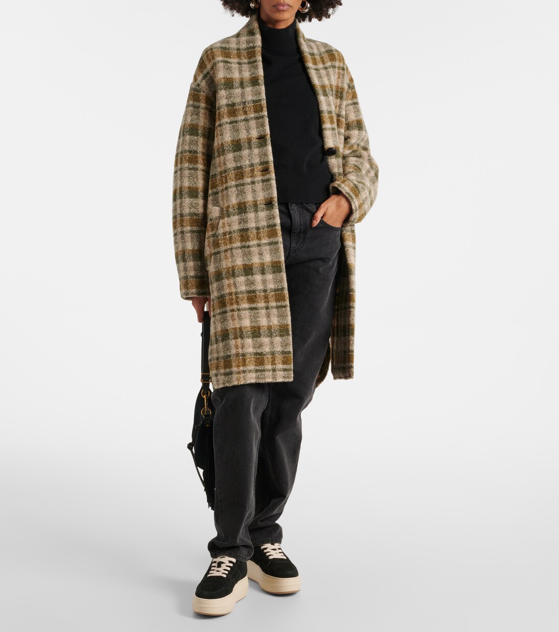 Plateau-Sneakers Skyscraper aus Veloursleder | Hogan