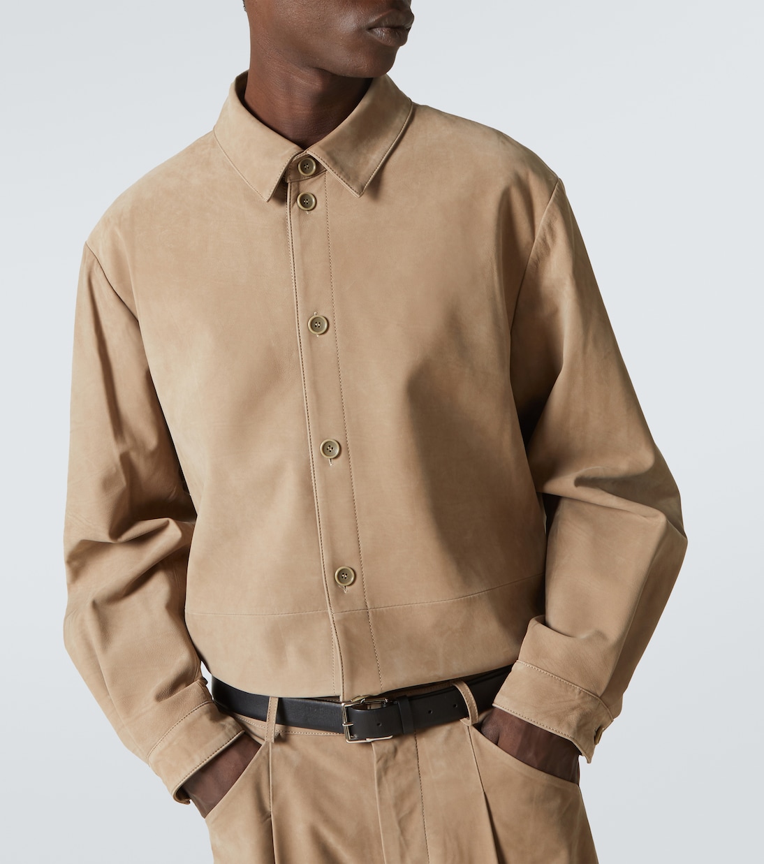 Suede shirt | Entire Studios