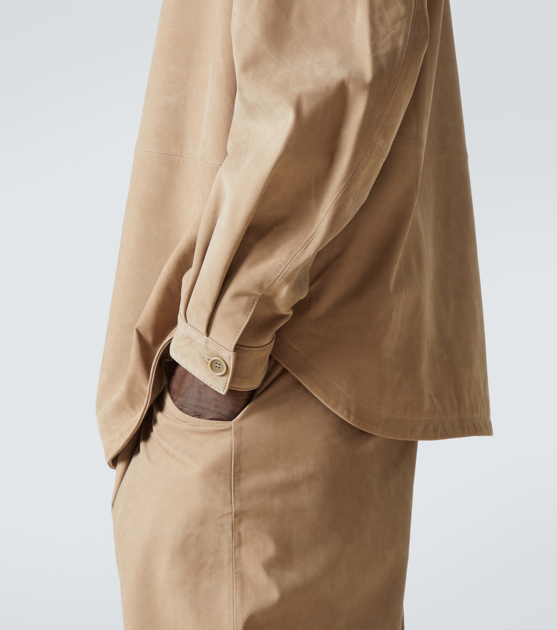 Suede shirt | Entire Studios