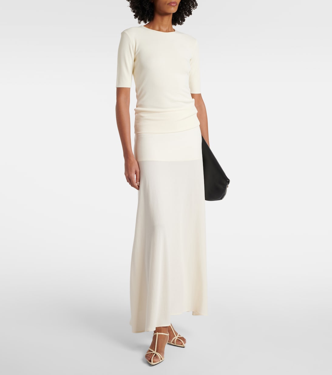 Midirock aus Crêpe | Jil Sander