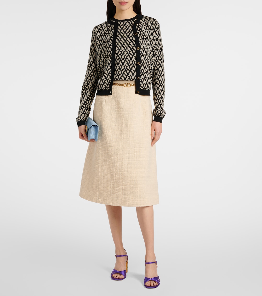 Toute La V virgin wool sweater | Valentino