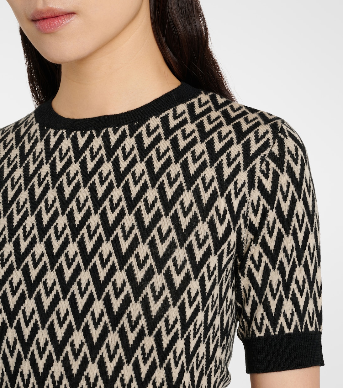 Toute La V virgin wool sweater | Valentino