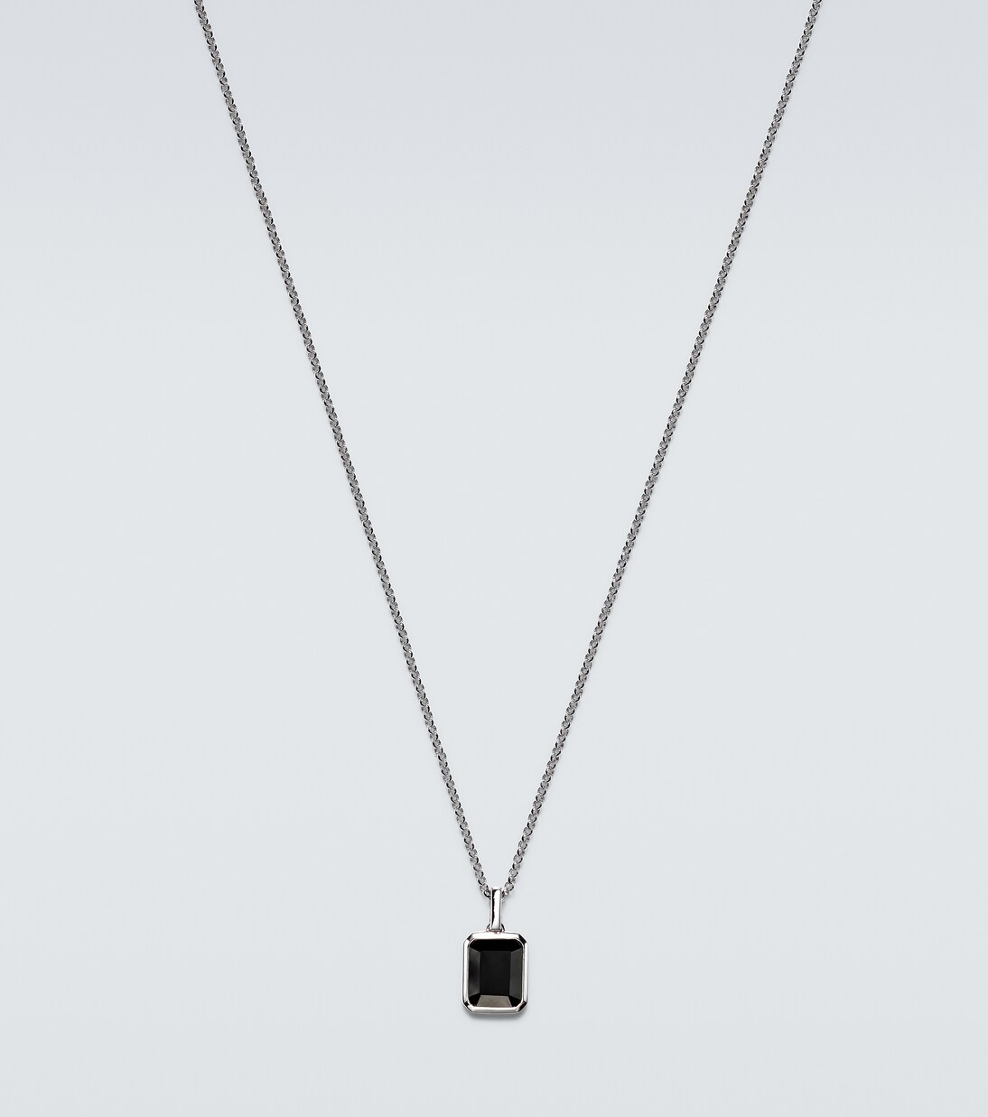 Halskette aus Sterlingsilber mit Onyx | Mateo