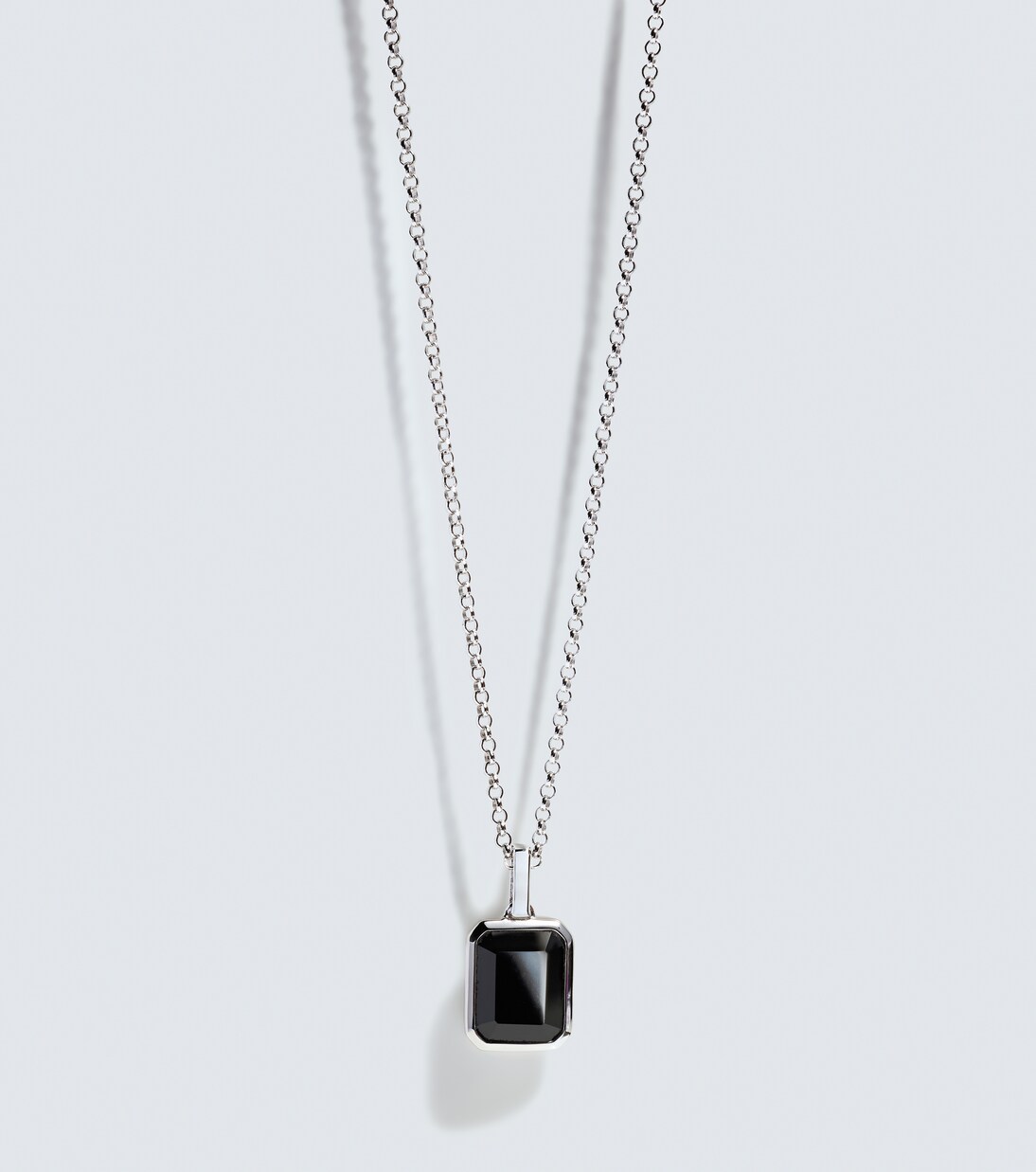 Halskette aus Sterlingsilber mit Onyx | Mateo