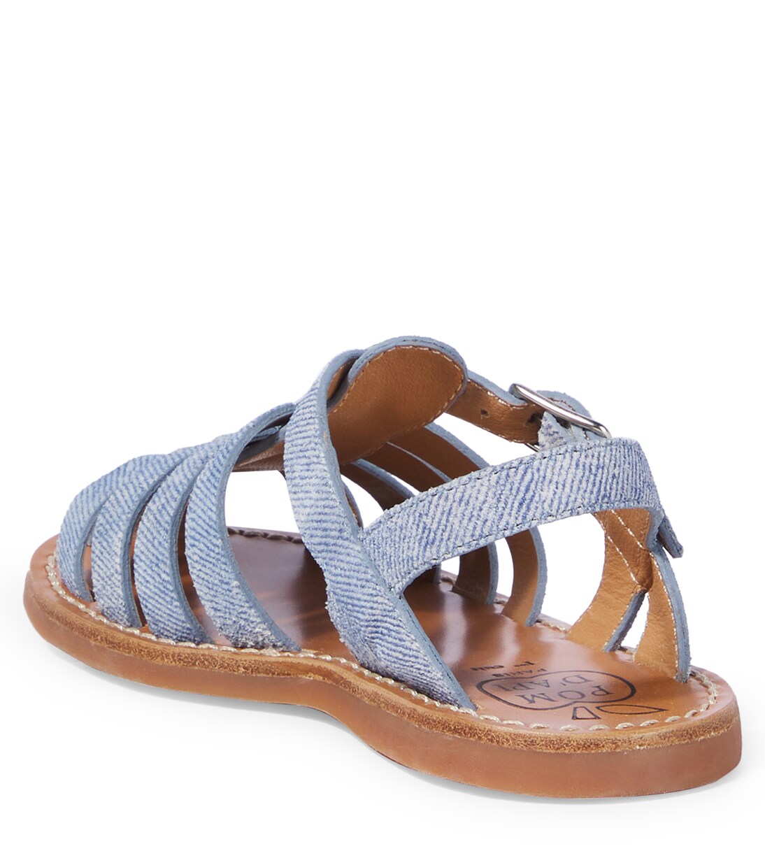 Plage-Stitch Dad leather sandals | Pom d'Api