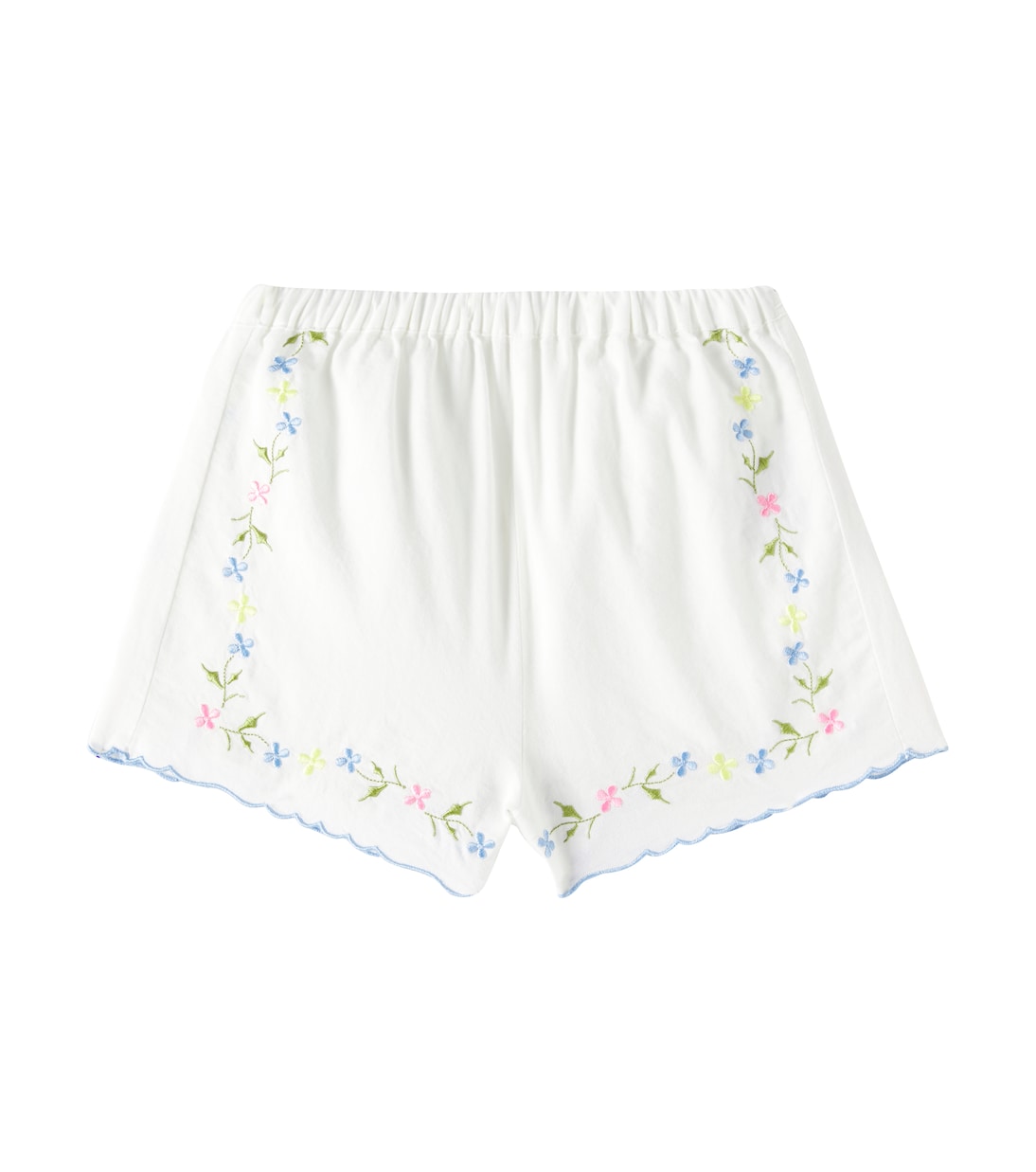 Hermione embroidered cotton shorts | The New Society