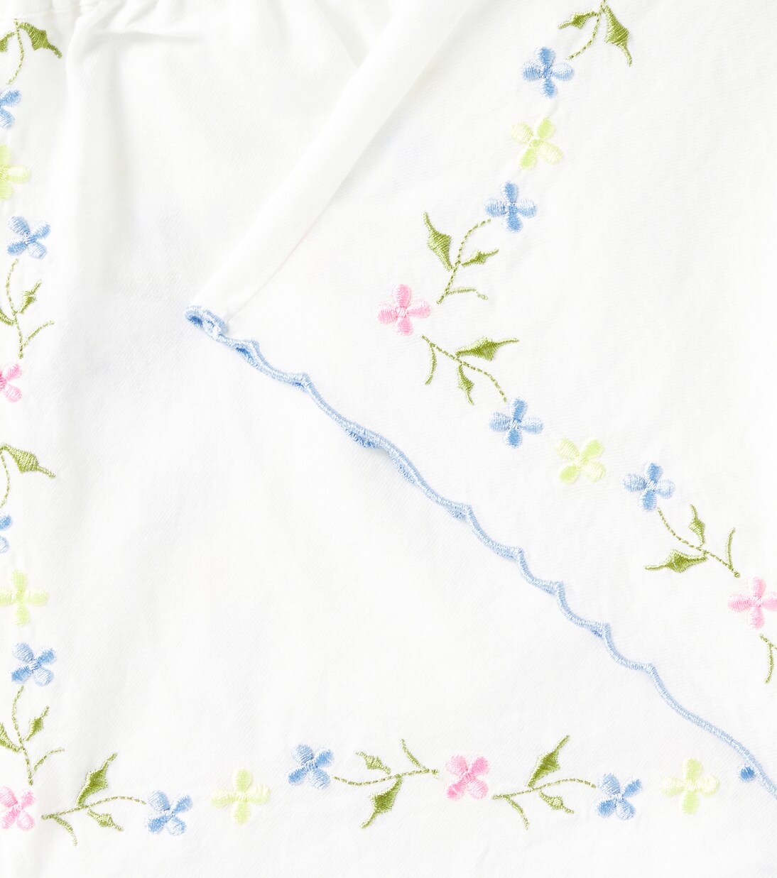 Hermione embroidered cotton shorts | The New Society