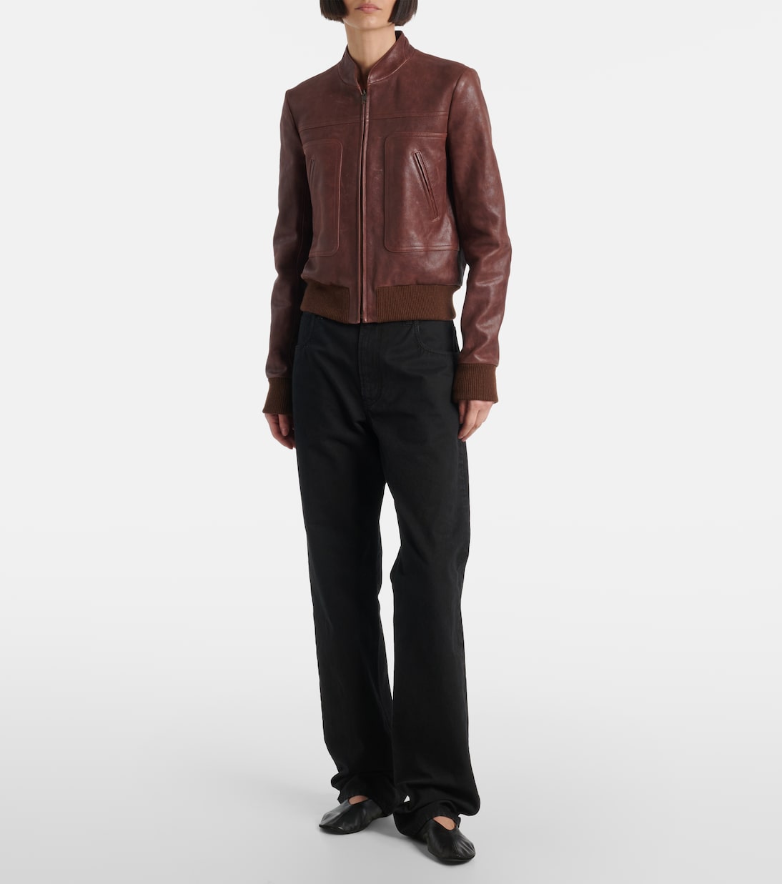 Lederjacke Bader | The Row