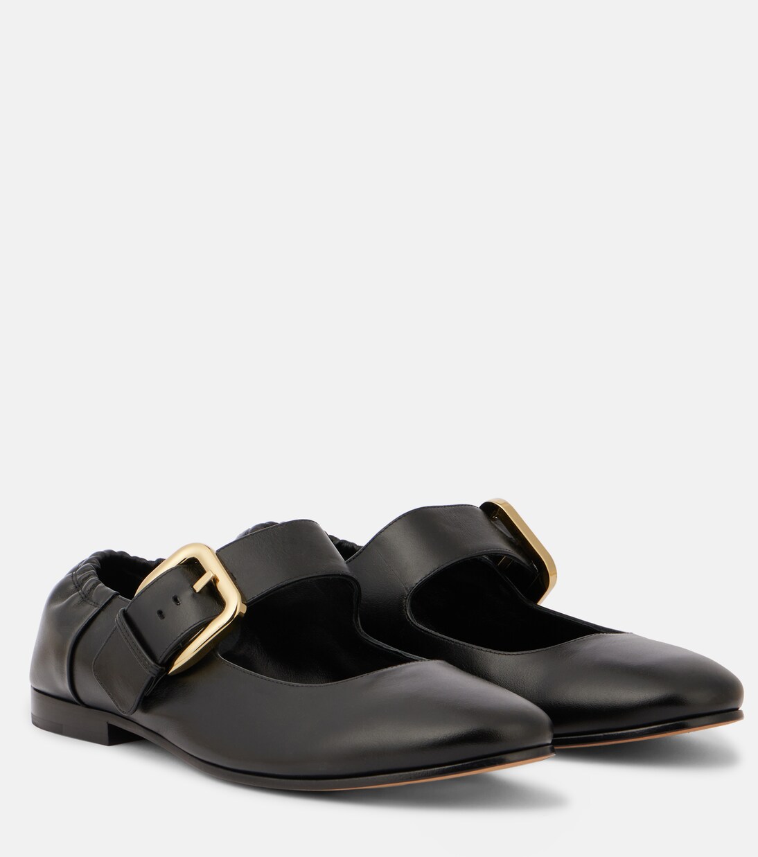Astaire leather Mary Jane flats | Bottega Veneta