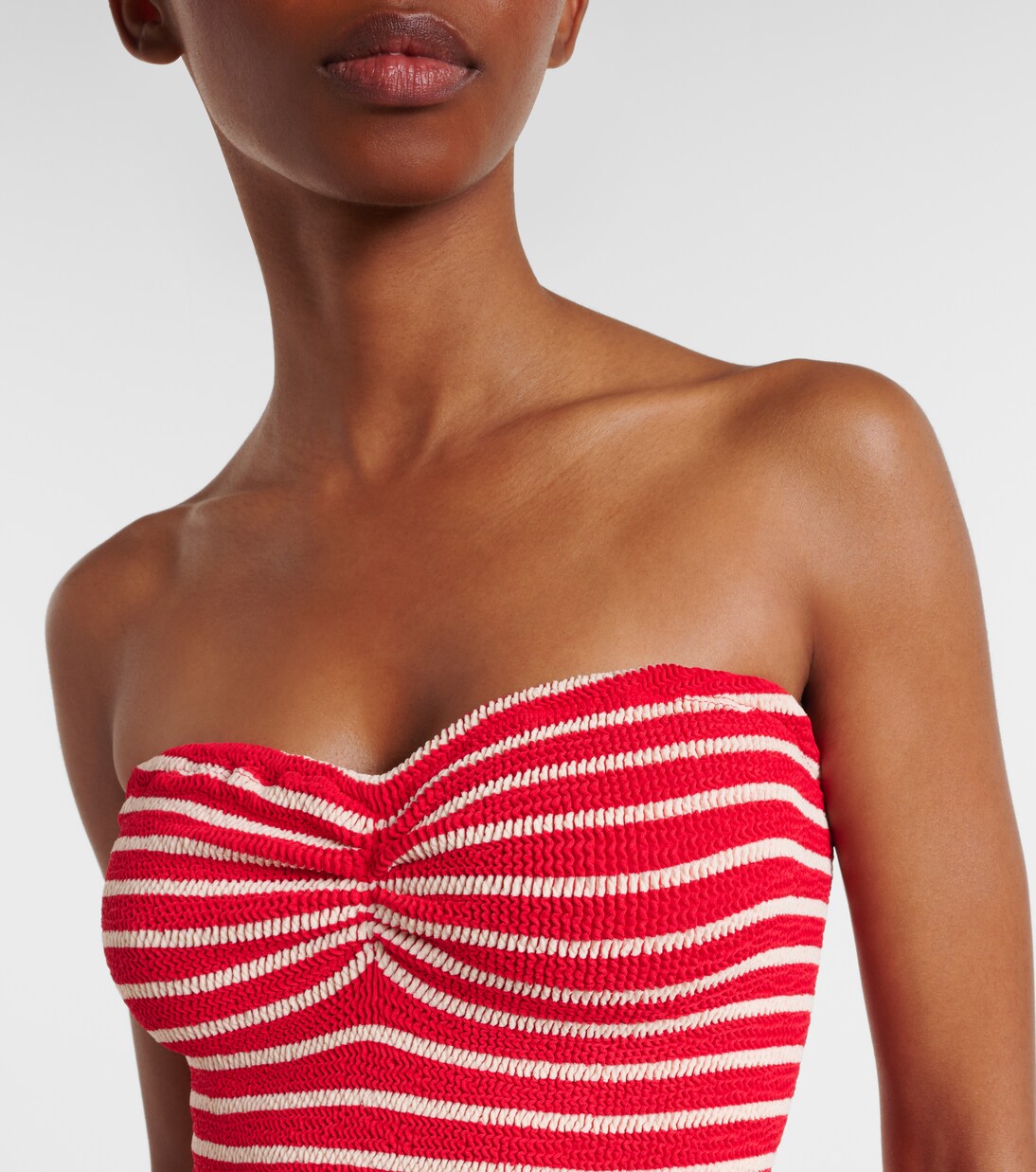 Brooke striped swimsuit | Hunza G