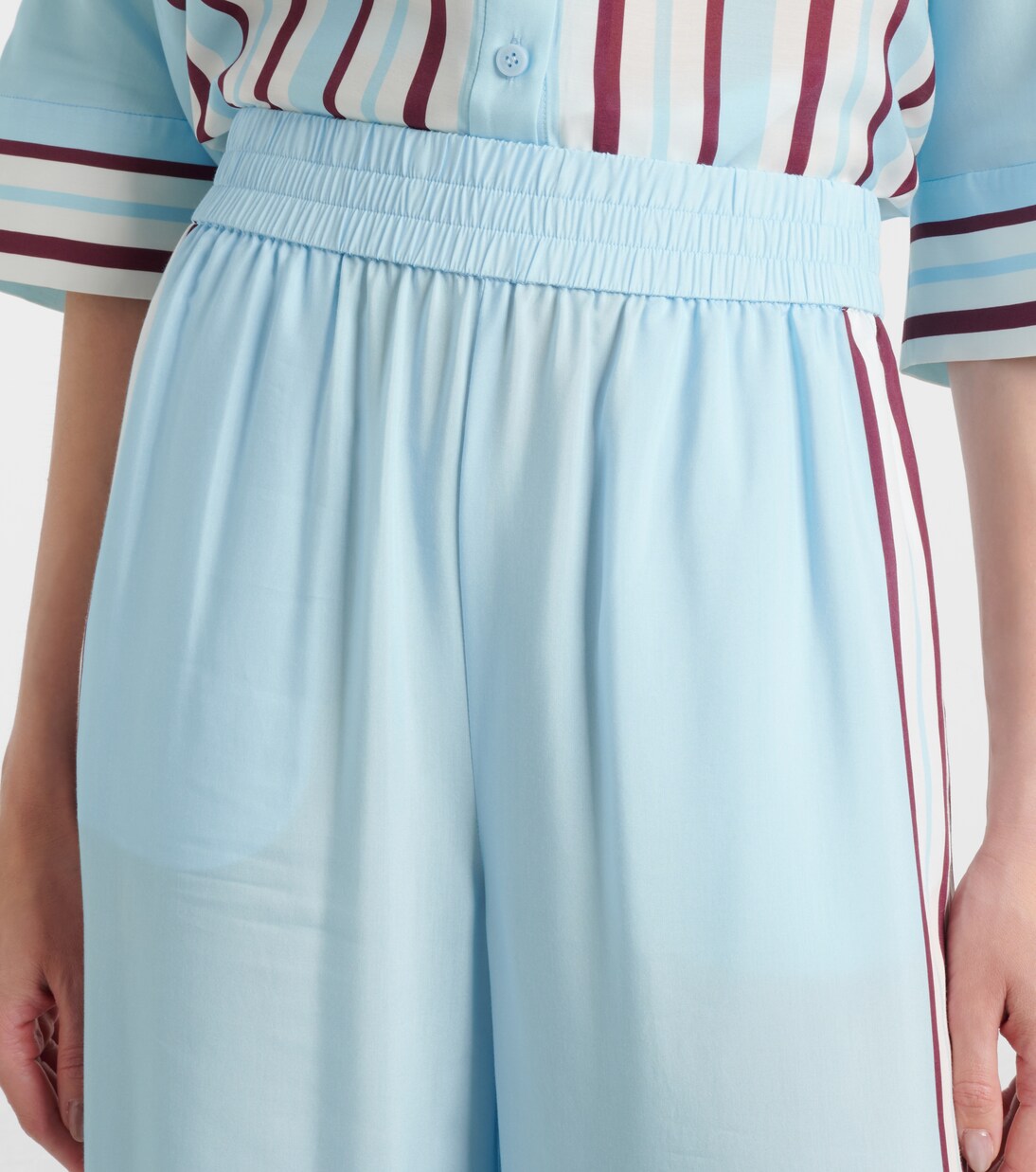 Pantalon droit Orissa rayé | Simkhai