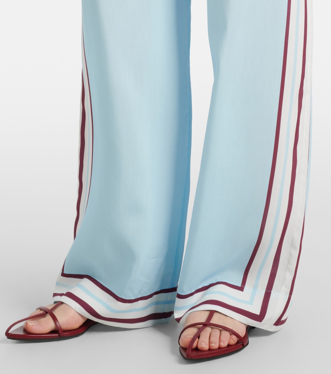 Pantalon droit Orissa rayé | Simkhai