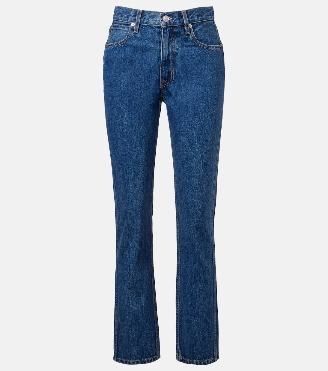High-Rise Straight Jeans Virginia Slim | Slvrlake