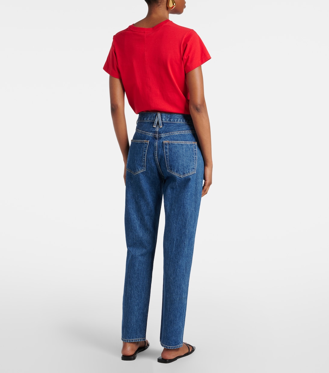 High-Rise Straight Jeans Virginia Slim | Slvrlake
