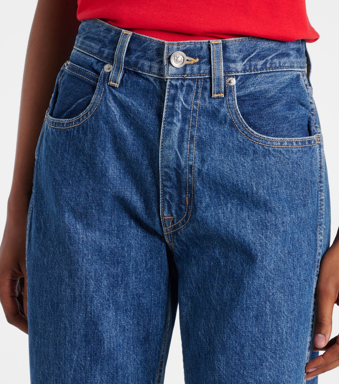 High-Rise Straight Jeans Virginia Slim | Slvrlake