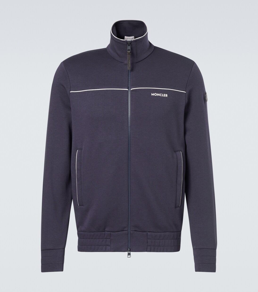 Technical jersey zip-up sweatshirt | Moncler