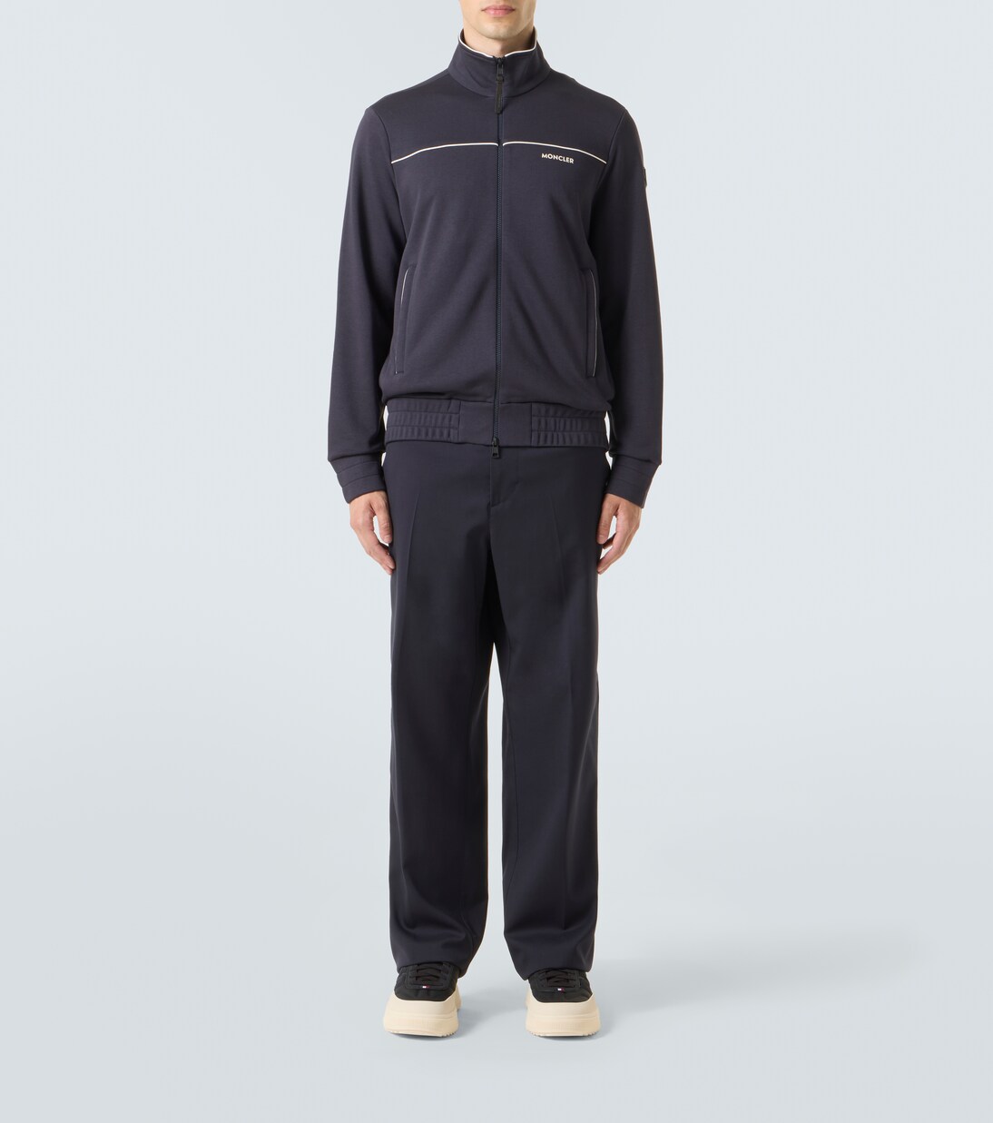 Technical jersey zip-up sweatshirt | Moncler