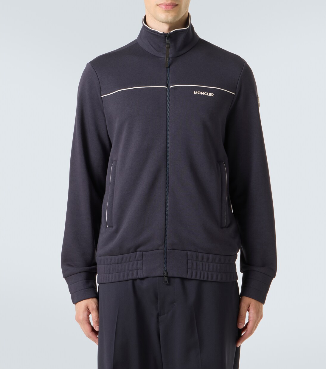 Technical jersey zip-up sweatshirt | Moncler