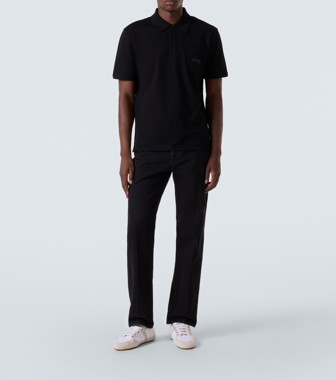 Logo cotton piqué polo shirt | Givenchy