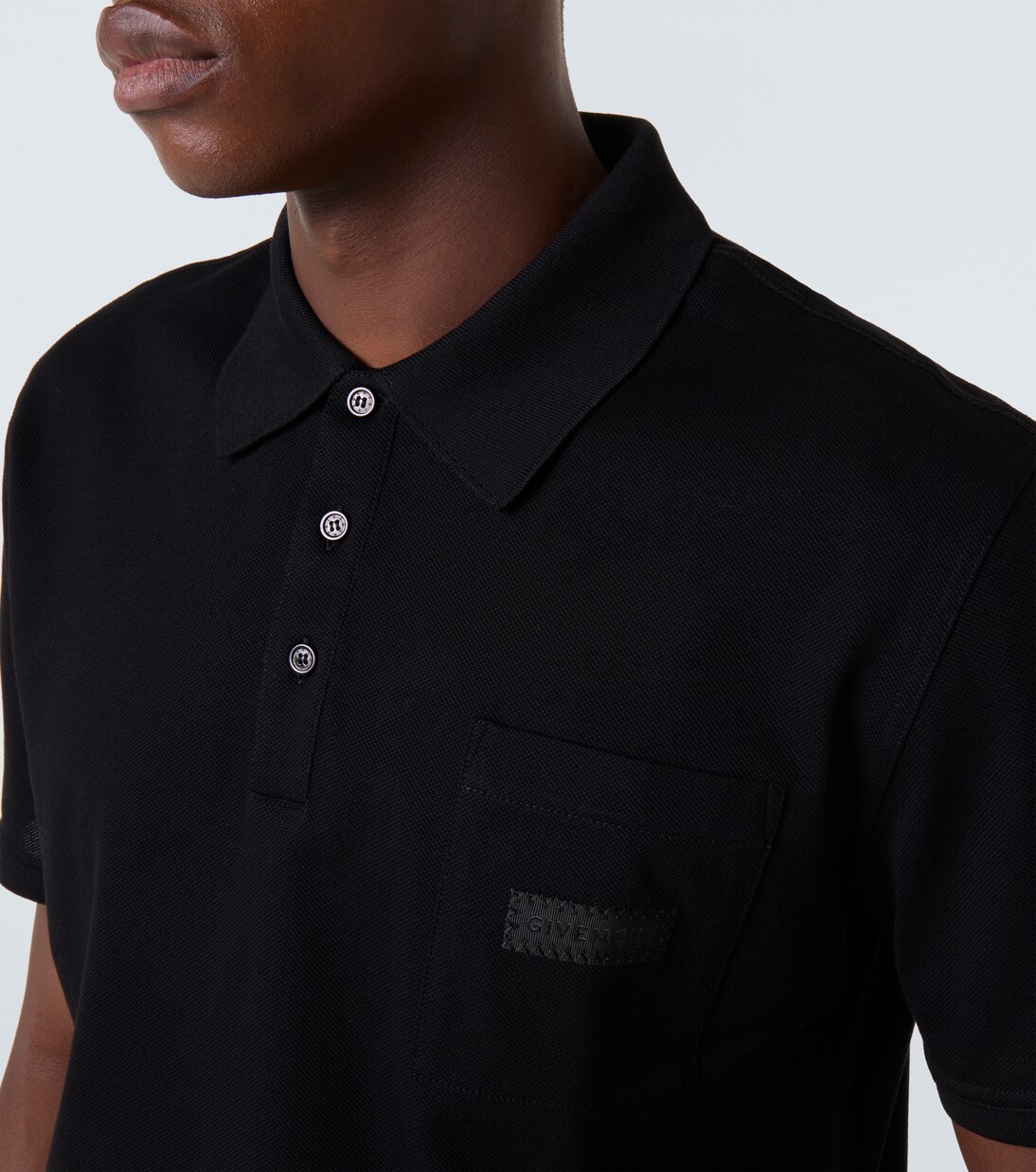 Logo cotton piqué polo shirt | Givenchy