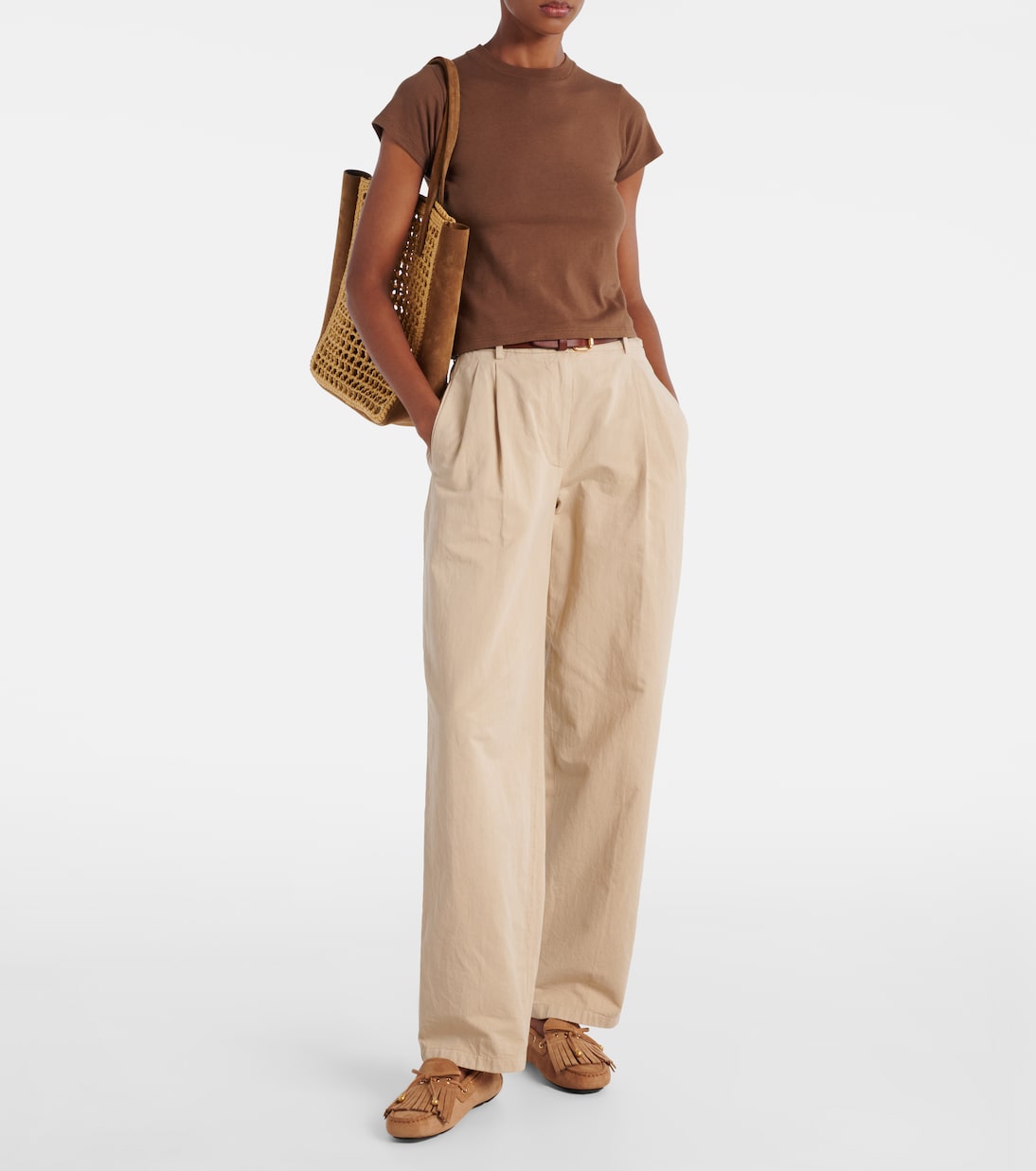 Chaussures bateau Manon F en daim | Jimmy Choo