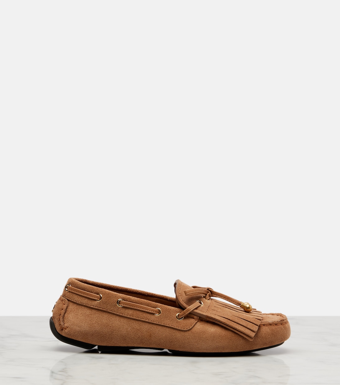 Chaussures bateau Manon F en daim | Jimmy Choo