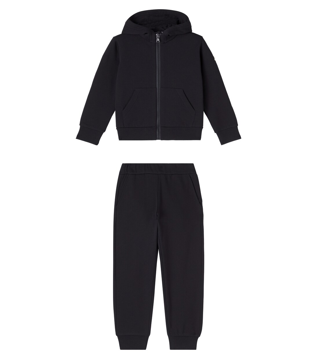 Cotton jersey hoodie and sweatpants set | Moncler Enfant