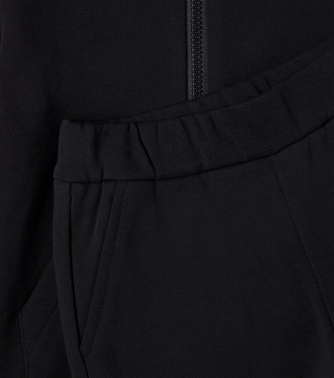 Cotton jersey hoodie and sweatpants set | Moncler Enfant