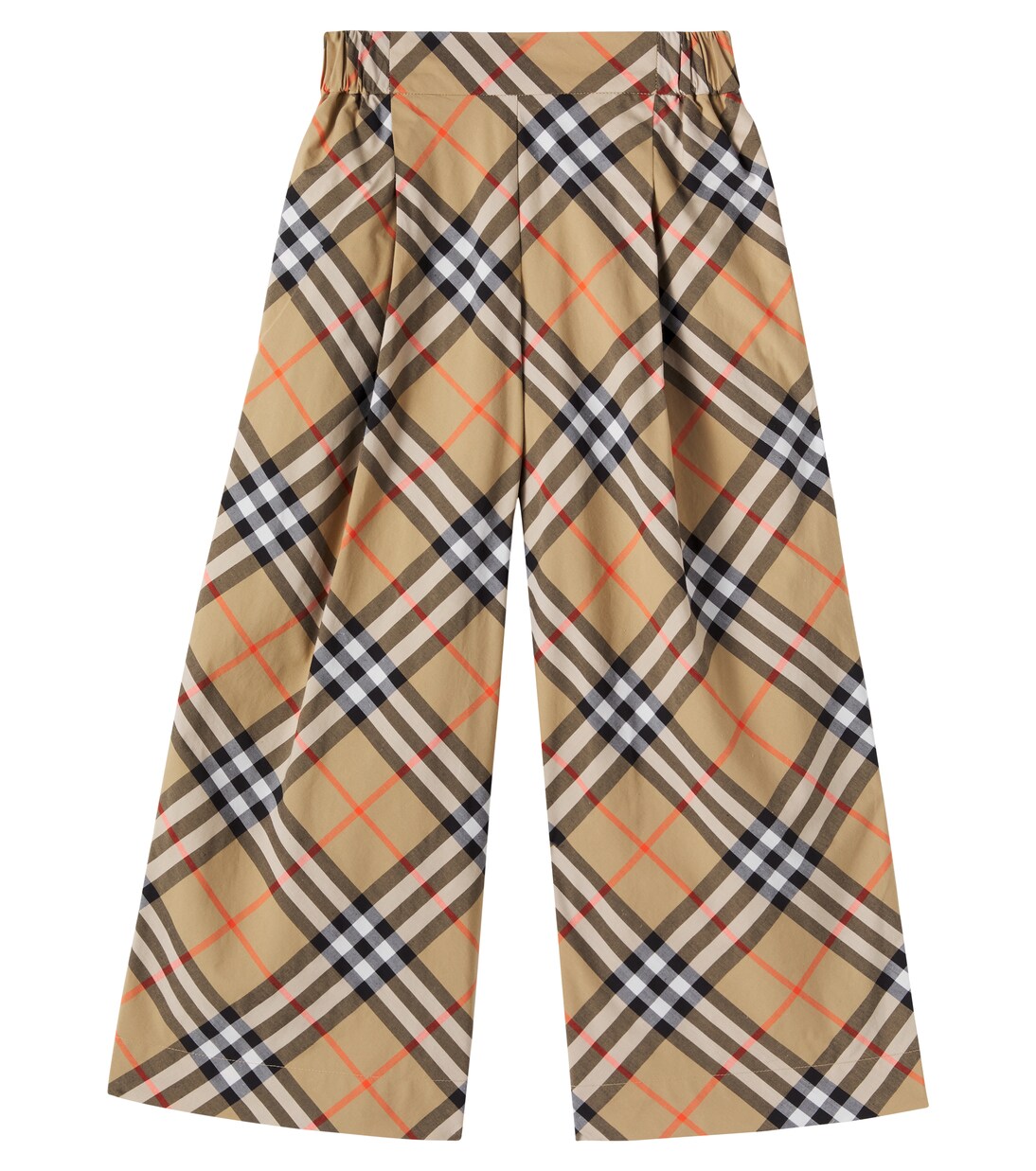 Pantalon ample Burberry Check en coton | Burberry Kids